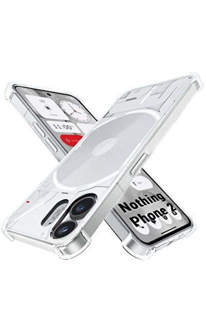 ELTRAZONE Nothing Phone 2 Transparent Clear ShockProof Back Case for 360 Degr...