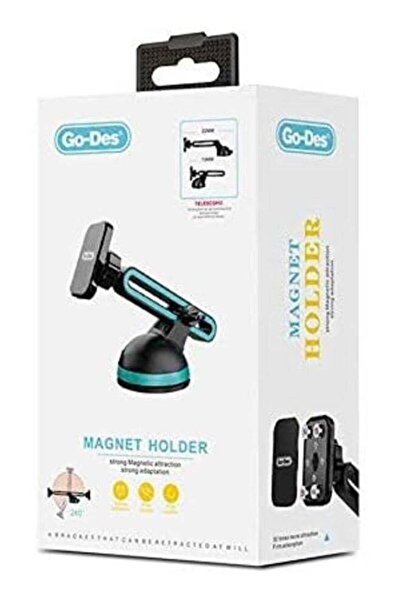 ELTRAZONE GD-HD637 Adjustable Neck Magnetic Car Phone Holder – Black, Flexibl...