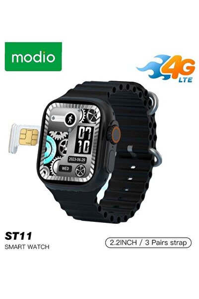 Modio ST11 Smart Watch with 2.2 Inch Full Touch Display | 4G SIM Card Support...