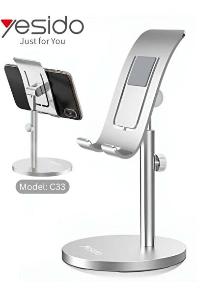 Yesido Adjustable Desktop Mobile and Tablet Holder – Durable Aluminum Alloy P...