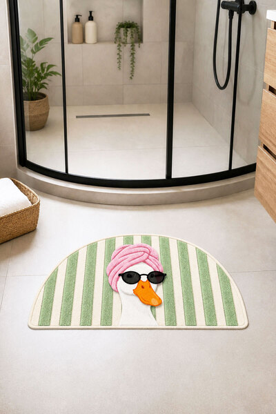 Toronto Home Digital Printing Non-Slip Washable Duck Colorful Bath Mat Bathro...