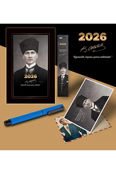 Yıldızan متجر nht 2026 - قلم بطاقة بريدية لوضع العلامات على أجندة أتاتورك بغط...