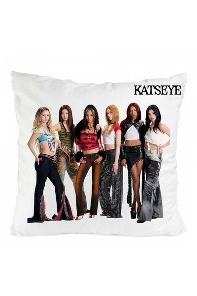 LITTLE DARKS ART Katseye kpop band pillow, 40 x40 cm