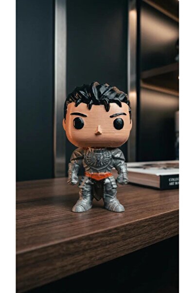 CRAFTEL Metin2 Savaşçı Funko Stil Koleksiyonluk El Boyaması PLA Figür 10 cm
