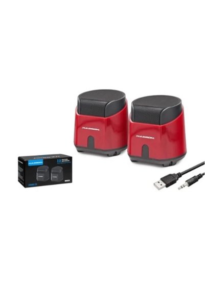 Colorful Hadron HD6024R Speaker Pc Kırmızı 8.5-9-9 cm