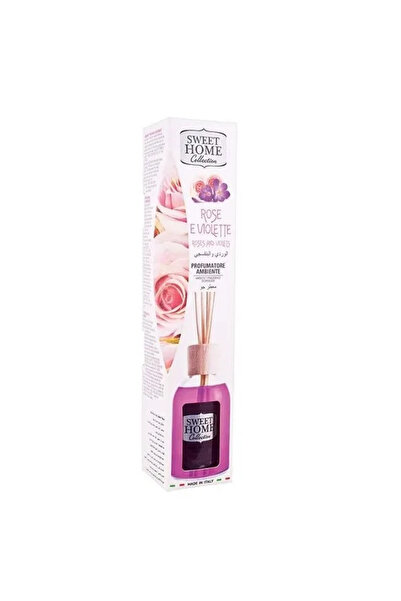 Sweet Home Difuzor cu bețișoare cu aromă de trandafir și violetă 100ml
