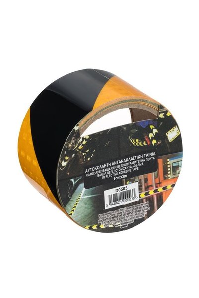 Jumbo Bandă Adezivă Reflectorizantă Semnalizare, pentru Semnalizare, 5cm