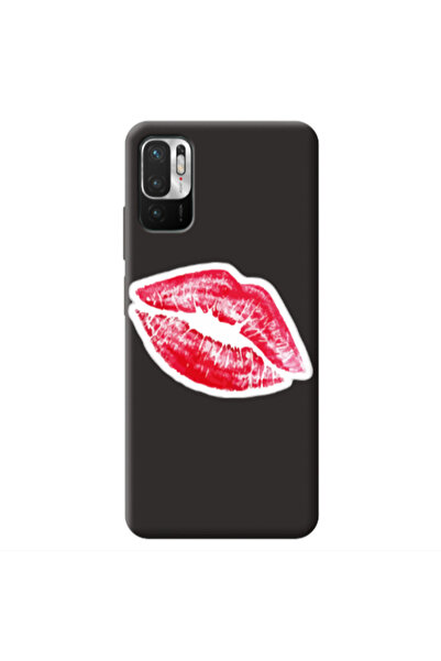 Other Xiaomi Redmi Note 10 Pro 5G Drooling Tongue Black Colored Silicone TPU ...