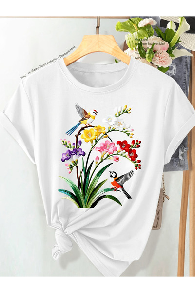 STITCHLY قطعة واحدة جديدة، بلوزة نسائية كاجوال بتصميم أنيق وعصري، مطبوعة بنقش...