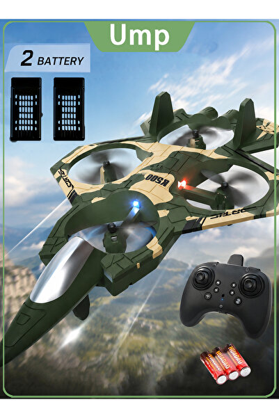 Ump Toy Plane, Remote Control Aircraft, RC Quadcopter,RC Fighter Jet,with 2 B...