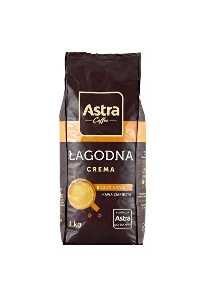 Astra Cafea boabe, Crema, bland, 100% Arabica, 1kg