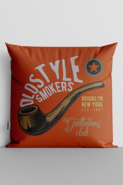 TicaretJet Retro Design Double Sided Digital Printed Pillow Cushion Cover-373
