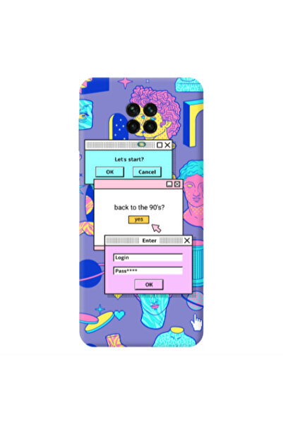 Other Xiaomi Redmi Note 9 Pro Enter Login Purple Colored Silicone TPU Θήκη