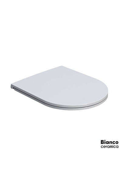 BIANCO CERAMICA Κάλυμμα καθίσματος τουαλέτας LENTA 3803 Λεπτό με απαλό κλείσι...
