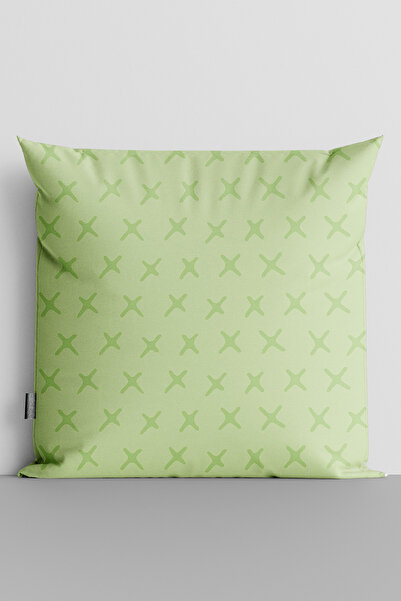 TicaretJet غطاء وسادة مطبوع رقميًا على الوجهين من Green Crosses - 1920
