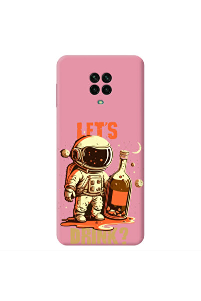 Other Xiaomi Redmi Note 9 Pro Lets drink Pink Colored Silicone TPU Θήκη