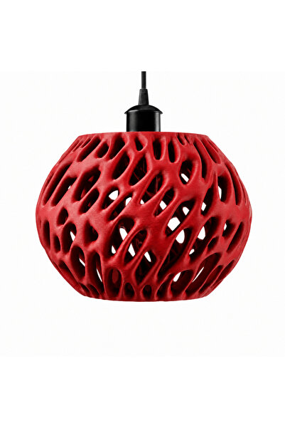PrintForge Коралов абажур, PrintForge ® 3D принтиран, 23x23x17 см, изработен ...