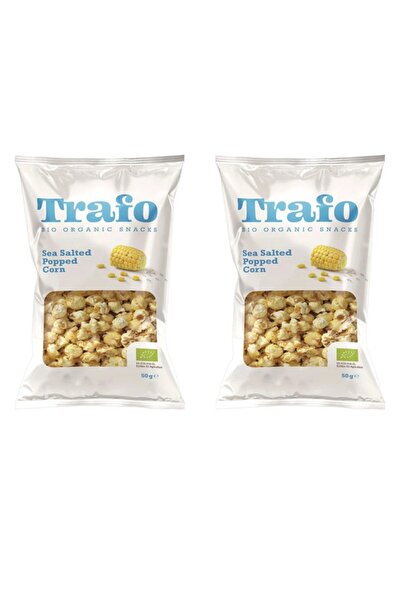 trafo 2 x Βιολογικό Ποπ κορν με Θαλασσινό Αλάτι, 50γρ.