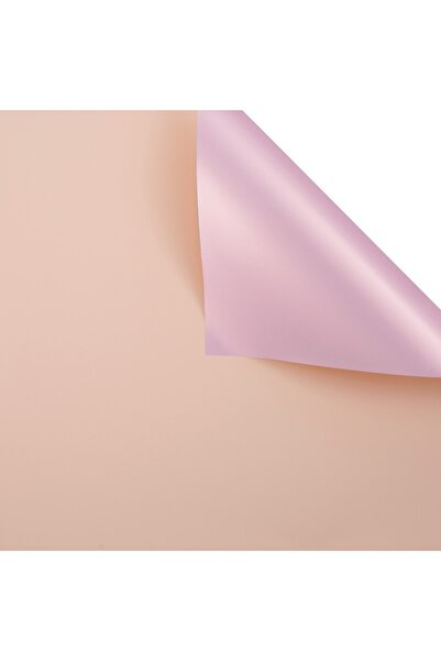 OEM Flower cellophane Bicolor Peach Pearl 58x58 cm