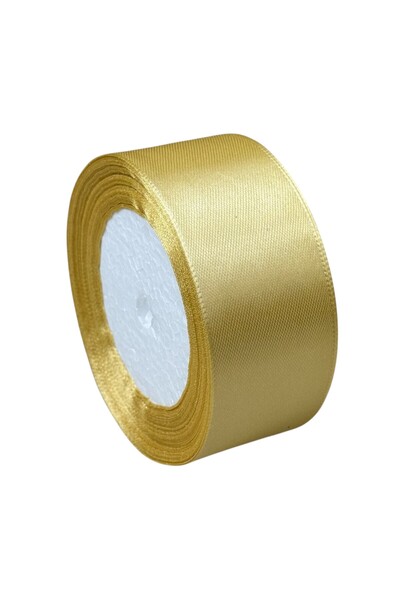 OEM Σετ 5 ρολών χρυσής σατέν κορδέλας 4 εκ. x 22,8 μ.