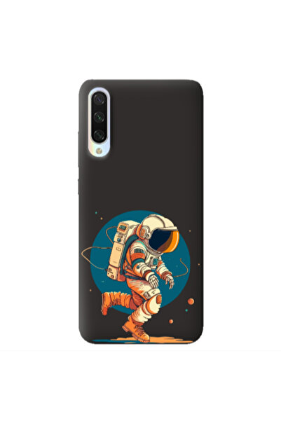 Other Xiaomi Mi 9 Lite Run Space Black Colored Silicone TPU Θήκη