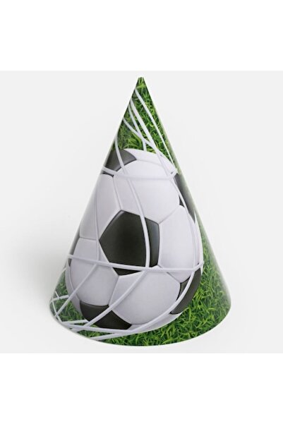 AVA Cardboard Football Party Helmets, 6 Pieces, Green, Football Field Pattern...