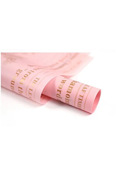 OEM Celofan pentru flori Plastic Roz 60x60 cm