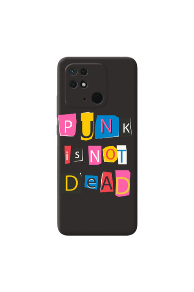 Other Xiaomi Redmi 10C Punk is not Dead Black Colored Silicone TPU Θήκη