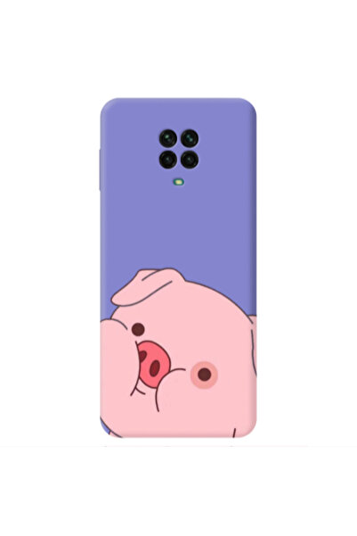 Other Xiaomi Redmi Note 9 Pro Piggy 2 Purple Colored Silicone TPU Θήκη