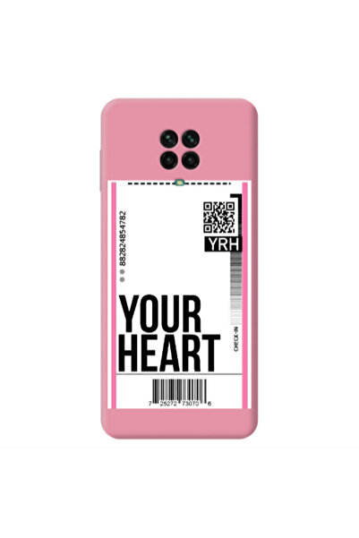 Other Xiaomi Redmi Note 9 Pro Your Heart YRH Pink Colored Silicone TPU Θήκη