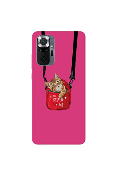 Other Xiaomi Redmi Note 10 Pro 4G Kitten Me Fuchsia Colored Silicone TPU Θήκη