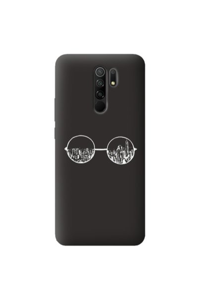 Other Xiaomi Redmi 9 Sunglasses Black Colored Silicone TPU Θήκη
