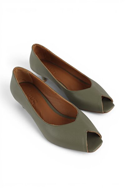 luuq shoes Jerry Genuine Leather Open Toe Heeled Shoes