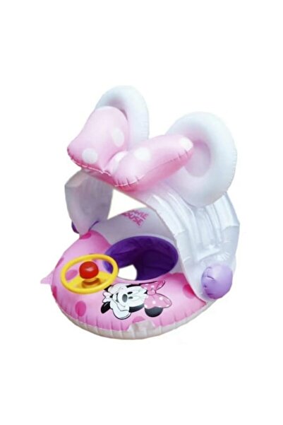 MASHASHOP Colac multifuncțional, model Minnie Mouse, cu parasolar și volan, t...