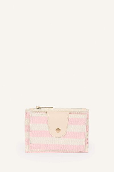 DeFacto Women's Faux Leather Light Pink Wallet I2526Axns
