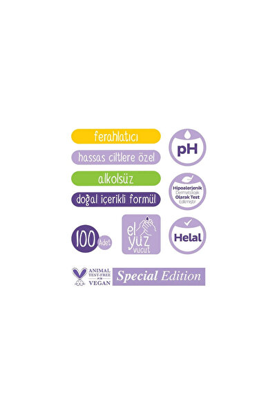 NW NessiWorld Personal Care Towel 100Pcs Herbal