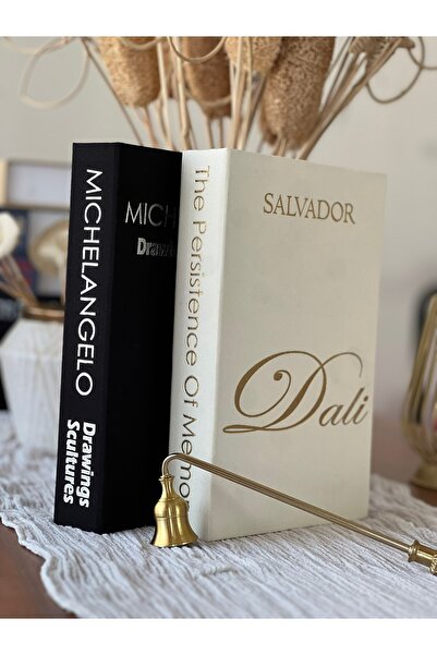 Velzade Home Kumaş Dekoratif Kitap Kutusu Seti 2'li - D & MIC - Gizli Saklama...