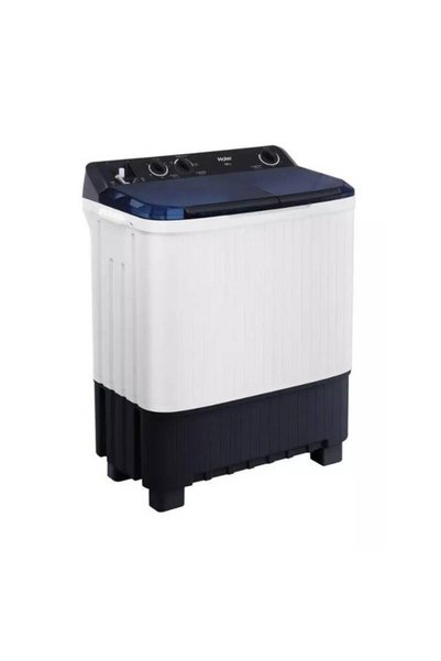 Haier Twin Tub Washing Machine, 10 kg, Air Drying, 2 Programs, Charcoal Grey - HTW100-1217