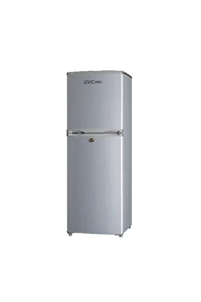 GVC PRO Two-door Refrigerator, 138 Liters, 4.9 Cubic Feet, Silver - GVDS-266 S