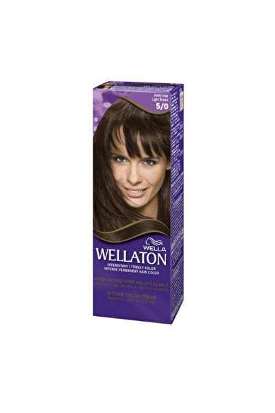 Wella Wellaton Трайна боя за коса - Интензивен цветен крем, цвят 5/0 Светъл с...