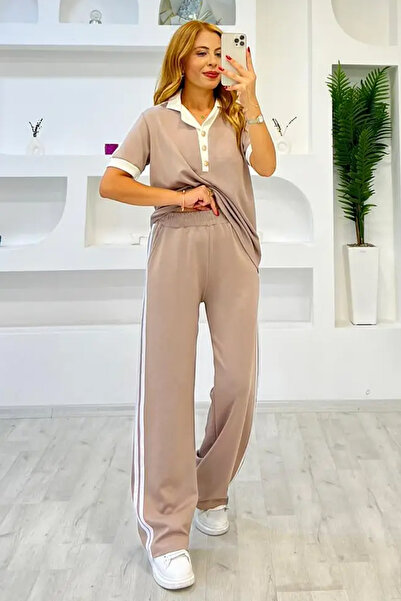 fiolin Soft Touch Polo Yaka Eşofman Takımı