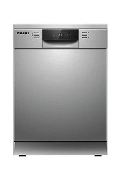 nikay Dishwasher, 14 Place Settings, 8 Programs, Silver