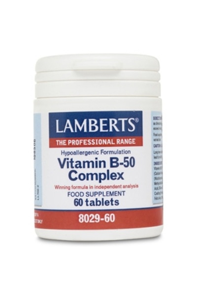 Lamberts B50 Complex για ένα Υγιές Νευρικό Σύστημα, 60tabs