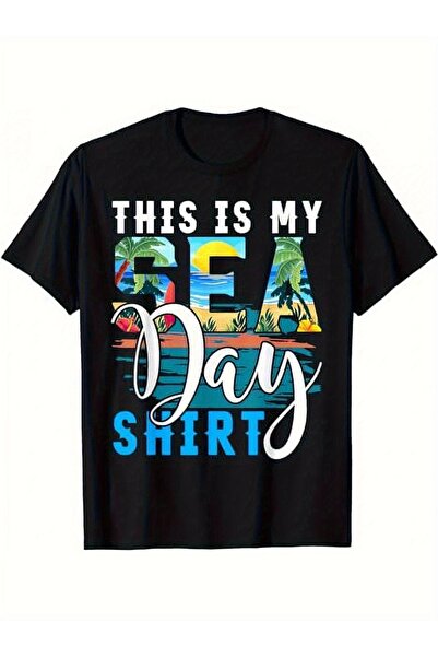 BASEPULSE This Is My Day Cruise Graphic T-Shirt Soft, Breathable Cotton Crew ...