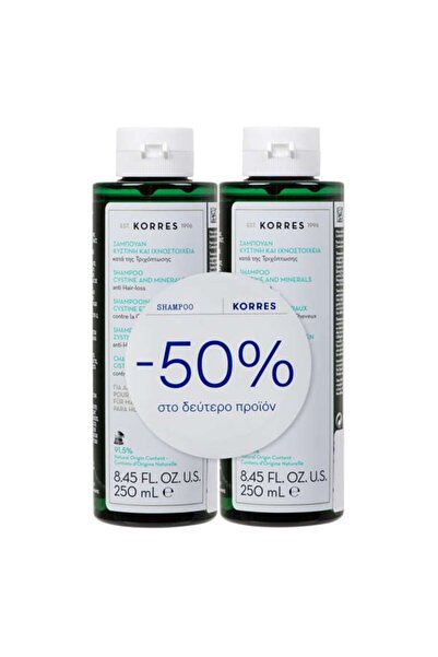 korres Promo Σαμπουάν με Κυστίνη και Ιχνοστοιχεία κατά της Τριχόπτωσης για Άν...