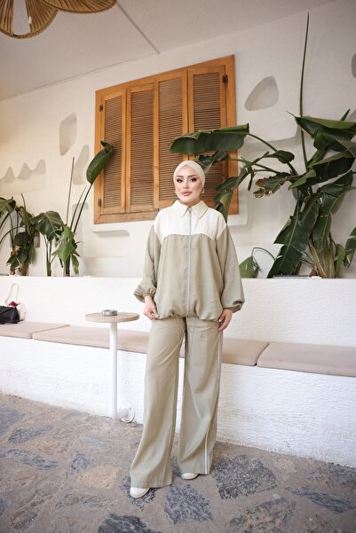 MİMİ Luxury Wear Women's Two-Piece Tracksuit Set / Top and Bottom Set