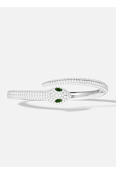 Apm Monaco Women'S Silver Serpent Wrap Sterling-Sliver And Zirconia Cuff Brac...
