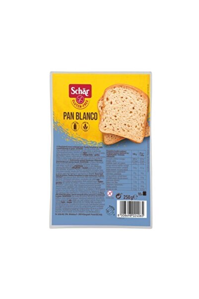 Schar Pan Blanco Λευκό Μαλακό Ψωμί σε Φέτες Χωρίς Γλουτένη 250gr