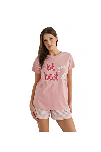 NBB LINGERIE Γυναικεία Καλοκαιρινή Πιτζάμα Ροζ 68006, Μέγεθος XL