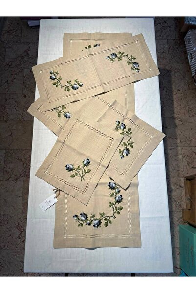 Vinezza Home Collection 4 Parça etamin makinada işleme salon takımı